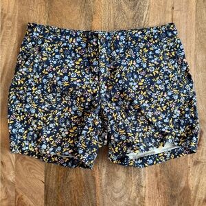 Gap Navy Blue Floral Women's Shorts Size 4